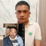 Foto : Dua eksekutor pembakaran rumah rico sempurna pasaribu
