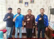 Kadis Budporapar Ismail Menyambut Silaturahmi KNPI Deli Serdang