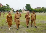 Persiapan Lokasi Sholat Idul Fitri, Bupati Gunungkidul Kroscek Alun-Alun Pemda