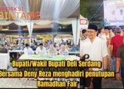 Deni Reza Deli Serdang Sehat, Maju, Unggul, Berbudaya Dan Berkah