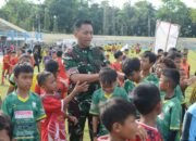 Dandim 0204 DS Beri Semangat Peserta Turnamen Sepak Bola Pelajar