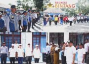 Bupati dr Asriluddin Tambunan Apel Bersama Dihalaman Dinas Perhubungan Deli Serdang