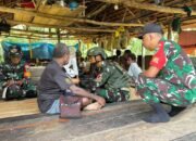 Gandeng Puskesmas, Satgas Yonif 642/Kps Pastikan Kesehatan Warga Kampung Ururu