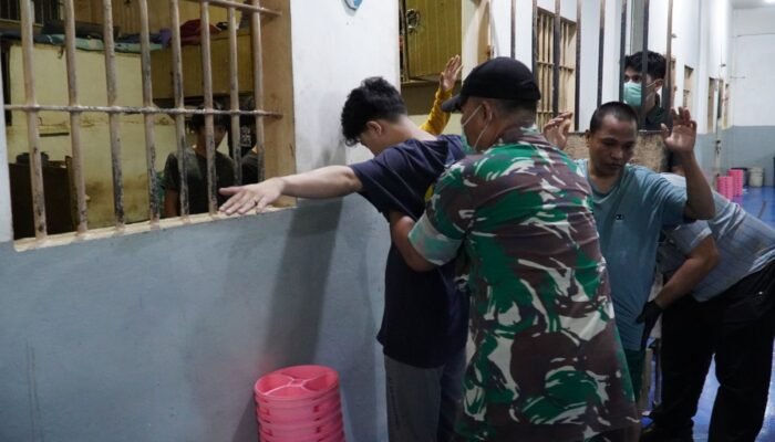 Razia Gabungan Rutan Kelas I Medan Bersama TNI-Polri: Wujud Sinergi Jaga Keamanan dan Ketertiban