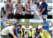 Pemkab Deli Serdang Berikan 3 Unit Kendaraan Operasional Kepada Polrestabes Medan