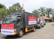 Polresta Deli Serdang Salurkan Bantuan Ke Wilayah Banjir Polres Langkat
