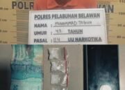 Sat Narkoba Polres Pelabuhan Belawan Tangkap Pengedar Narkoba Di Klumpang Kebun