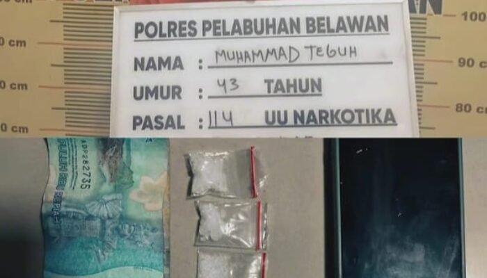 Sat Narkoba Polres Pelabuhan Belawan Tangkap Pengedar Narkoba Di Klumpang Kebun
