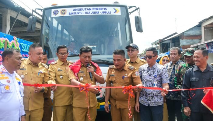 Dua Bus Perintis Resmi Beroperasi Di Deli Serdang