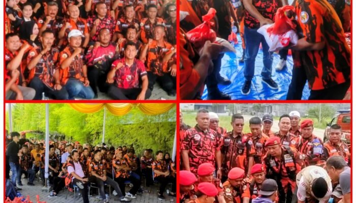 Ketua MPC PP Deli Serdang Bagikan Paket Daging dan Beras Jelang Ramadhan 1447 H