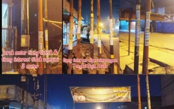 Pemasangan Tiang Wifi ( Internet) Yang Semerawut Apakah Ada Ijin nya