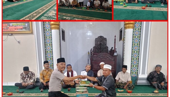 AKP Irwan Sastra Dinata Ajak Warga Desa Koto Baringin Jaga Keamanan Dan Ketertiban Di Kegiatan Safari Ramadhan Ke-3