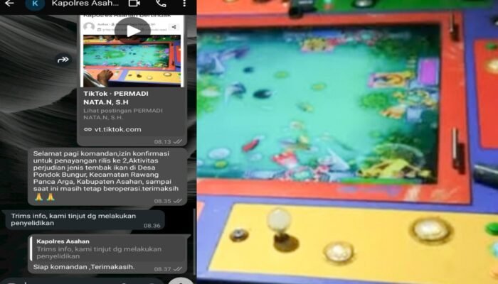 Belum Juga Ada Tindakan Dari Pihak Kepolisian,Aktivitas Perjudian Tembak Ikan Di Asahan Sampai Saat Ini Masih Tetap Beroperasi