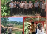 Dukung Akses Warga,Polresta Deli Serdang Laksanakan Renovasi Jembatan Presisi Merah Putih Kuala Sabah