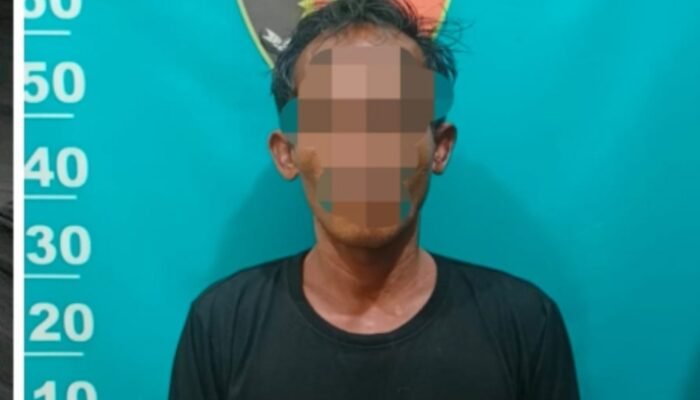 Polsek Pantai Labu Amankan Pelaku Penganiayaan Menggunakan Senjata Tajam