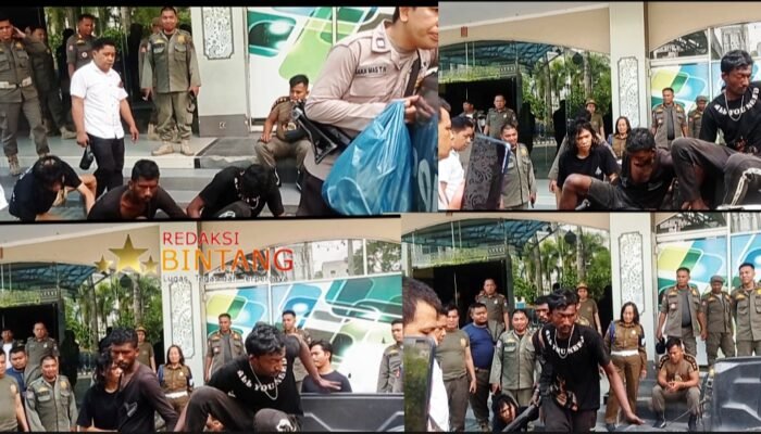 Tiga Pelaku Maling Kabel Listrik Kena Sarapan Pagi Satpol PP Deli Serdang