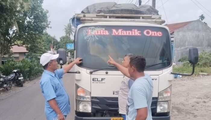 Niat Cari Nafkah, Sopir Truk di STM Hilir Nyaris Kehilangan Nyawa