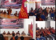 Sekretaris MPC Pemuda Pancasila Deli Serdang Dahlan L.Tobing, SE., MM Membuka RPP Ranting se-kec Lubuk Pakam
